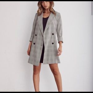 Vetta Blazer Dress XS Plaid